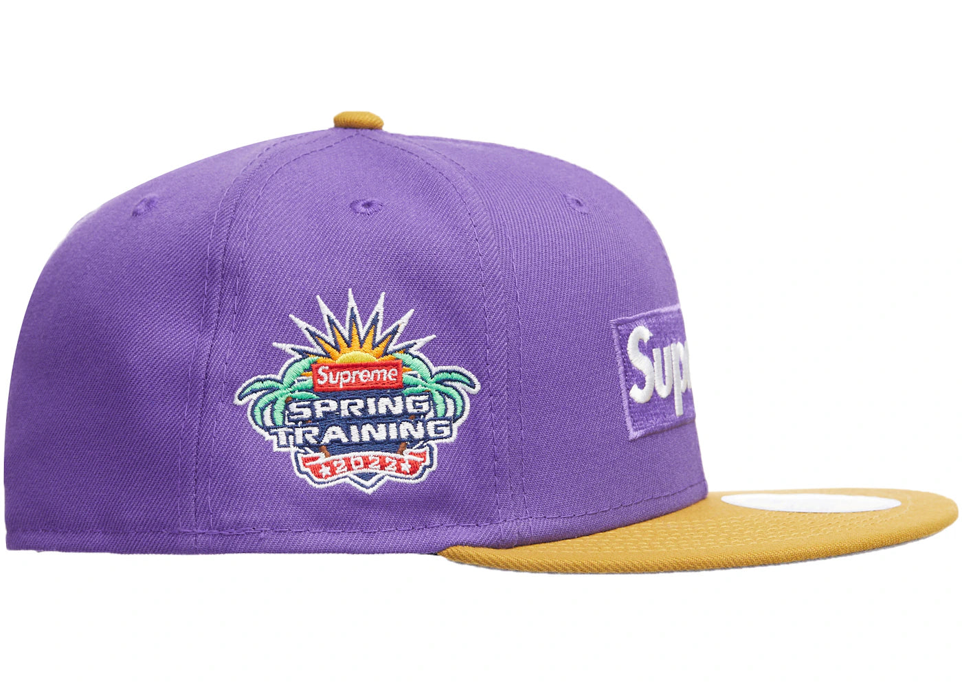 Supreme 2-Tone Box Logo New Era Purple - vue secondaire B