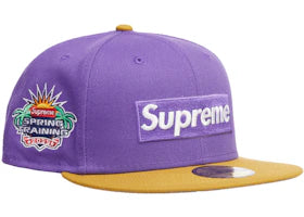 Supreme 2-Tone Box Logo New Era Purple