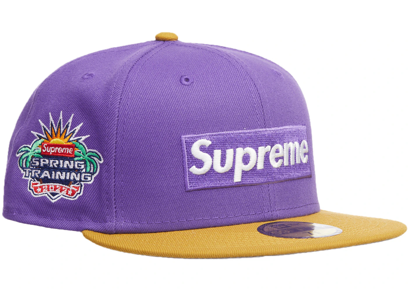 Supreme 2-Tone Box Logo New Era Purple - vue secondaire A