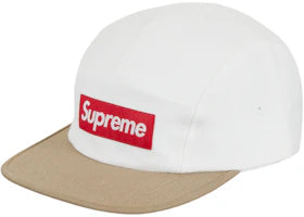Supreme 2-Tone Camp Cap (FW23) White - vue 360