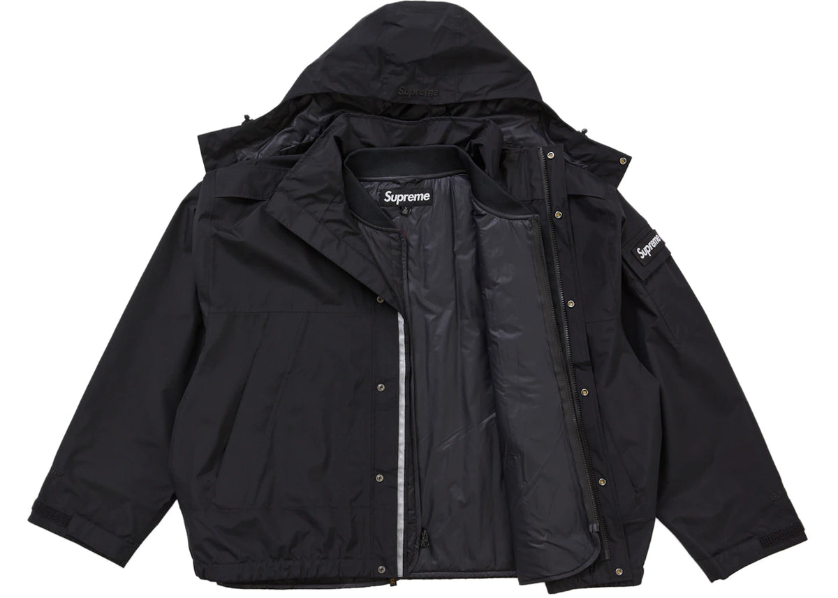 Supreme 2-in-1 GORE-TEX Shell + Quilted Liner Vest Black - vue secondaire B