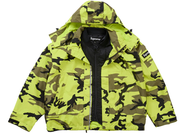 Supreme 2-in-1 GORE-TEX Shell + Quilted Liner Vest Fluorescent Camo