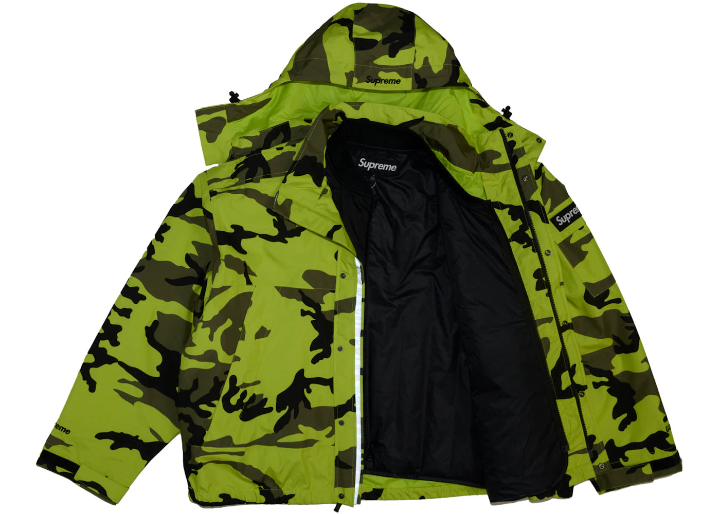 Supreme 2-in-1 GORE-TEX Shell + Quilted Liner Vest Fluorescent Camo