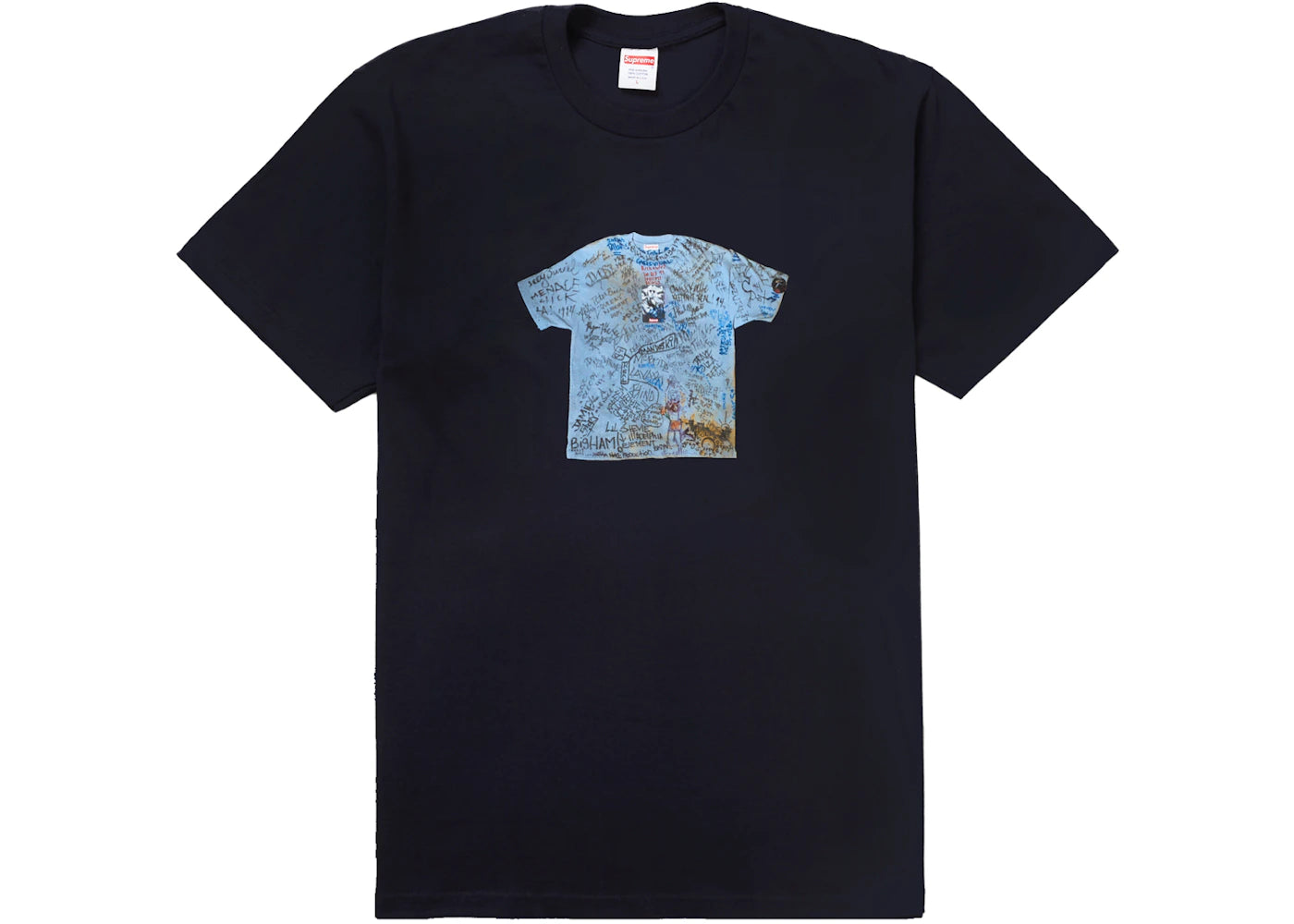 Supreme 30th Anniversary First Tee Navy - vue secondaire A