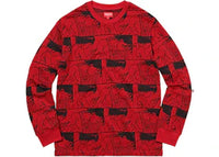 Supreme AKIRA Syringe Jacquard L/S Top Red