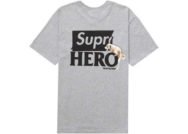 Supreme ANTIHERO Dog Tee Heather Grey