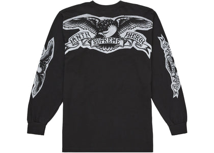 Supreme ANTIHERO Eagle L/S Tee Black - product view 2