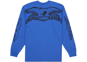 Supreme ANTIHERO Eagle L/S Tee Blue - vue 360