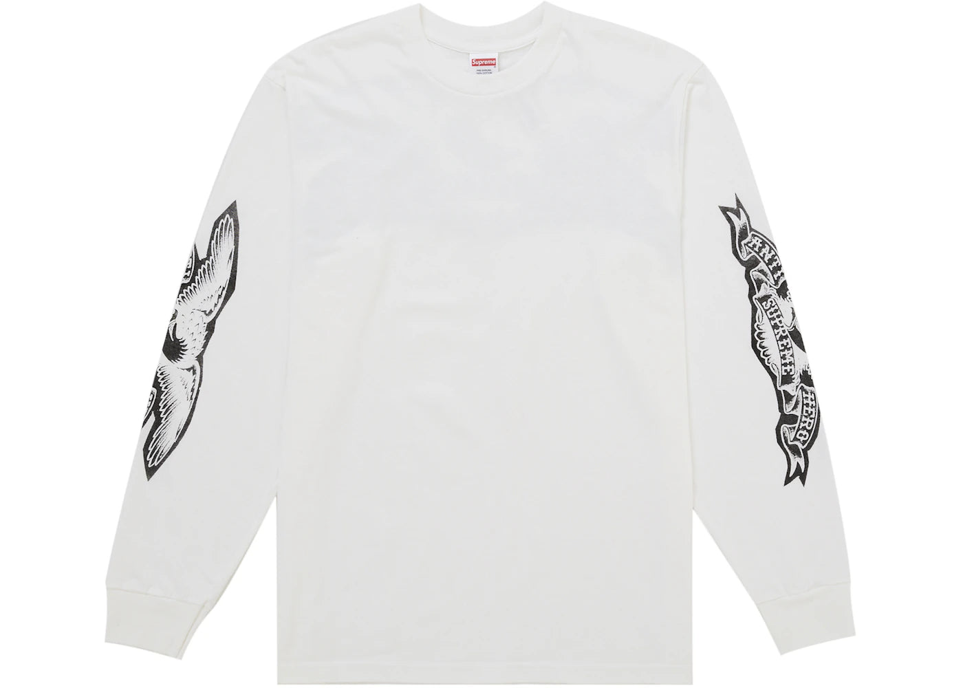Supreme ANTIHERO Eagle L/S Tee White - vue secondaire B
