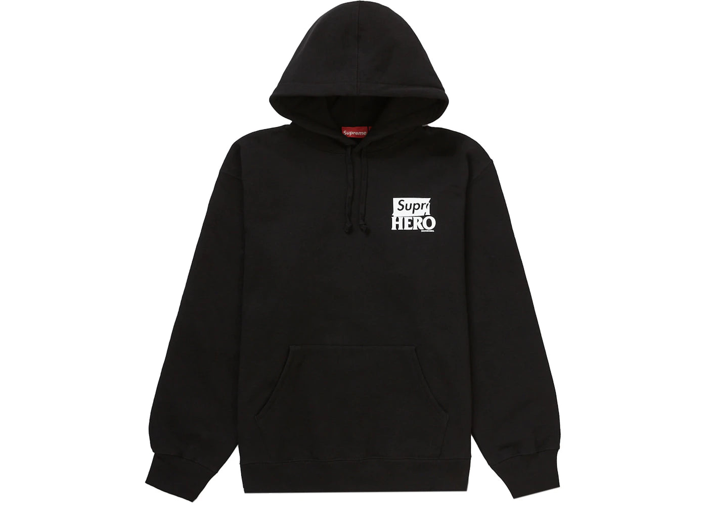 Supreme ANTIHERO Hooded Sweatshirt (SS22) Black - vue secondaire B