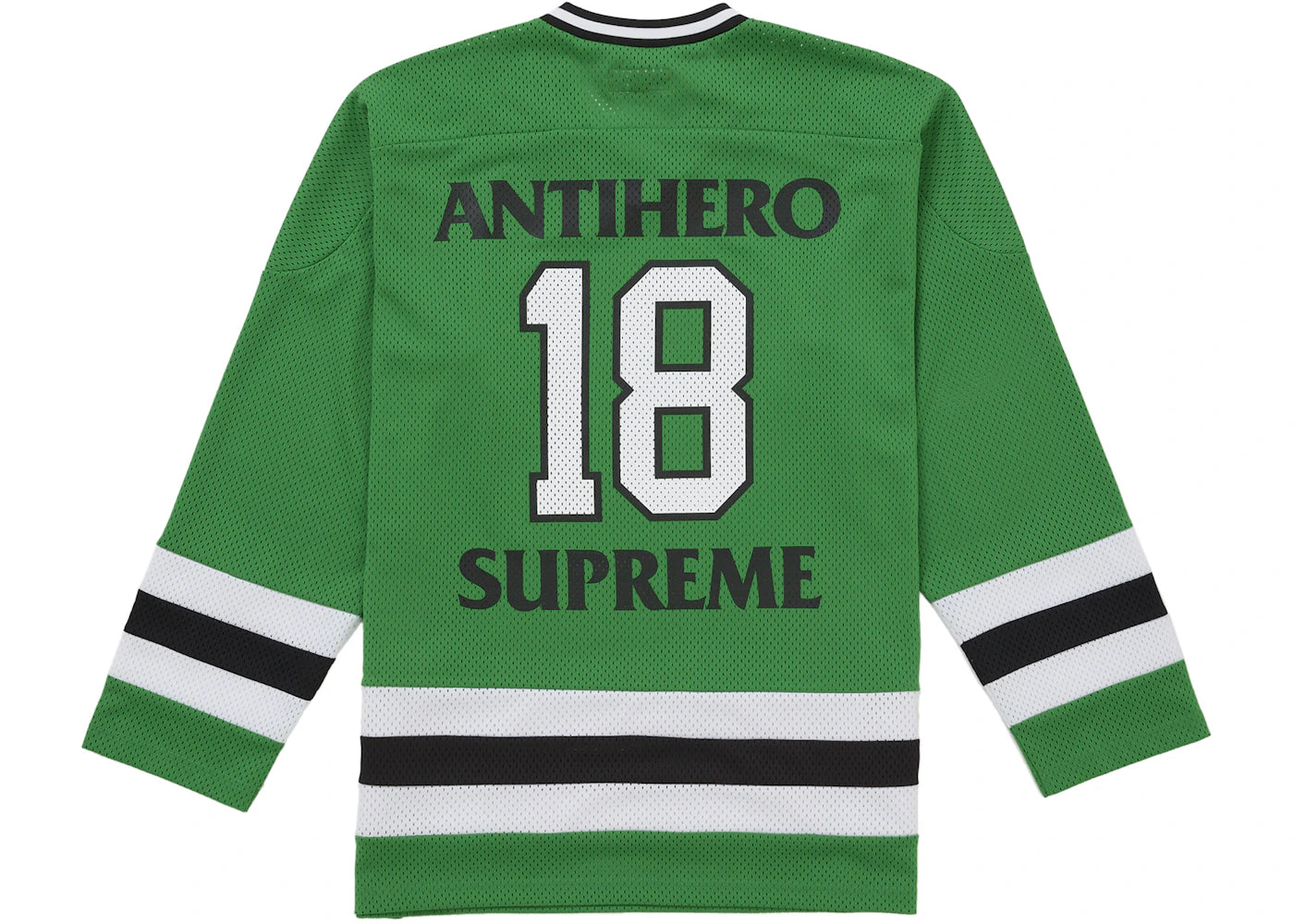 Supreme ANTIHERO Ozzy Hockey Jersey Green - vue secondaire B