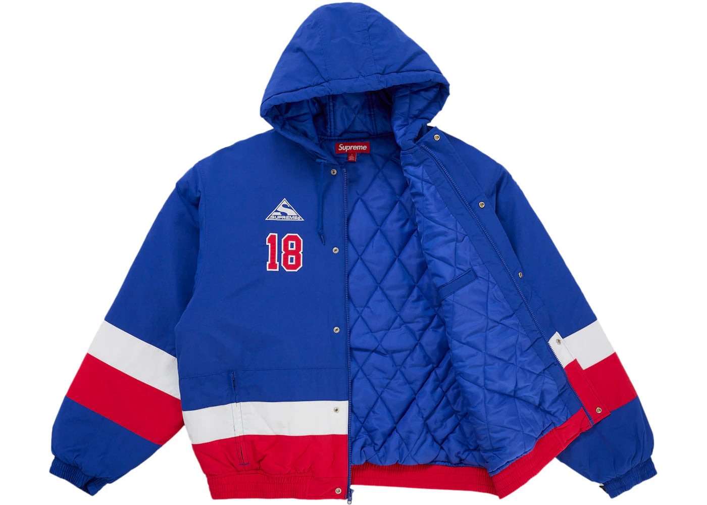 Supreme ANTIHERO Stadium Jacket Blue - vue secondaire B