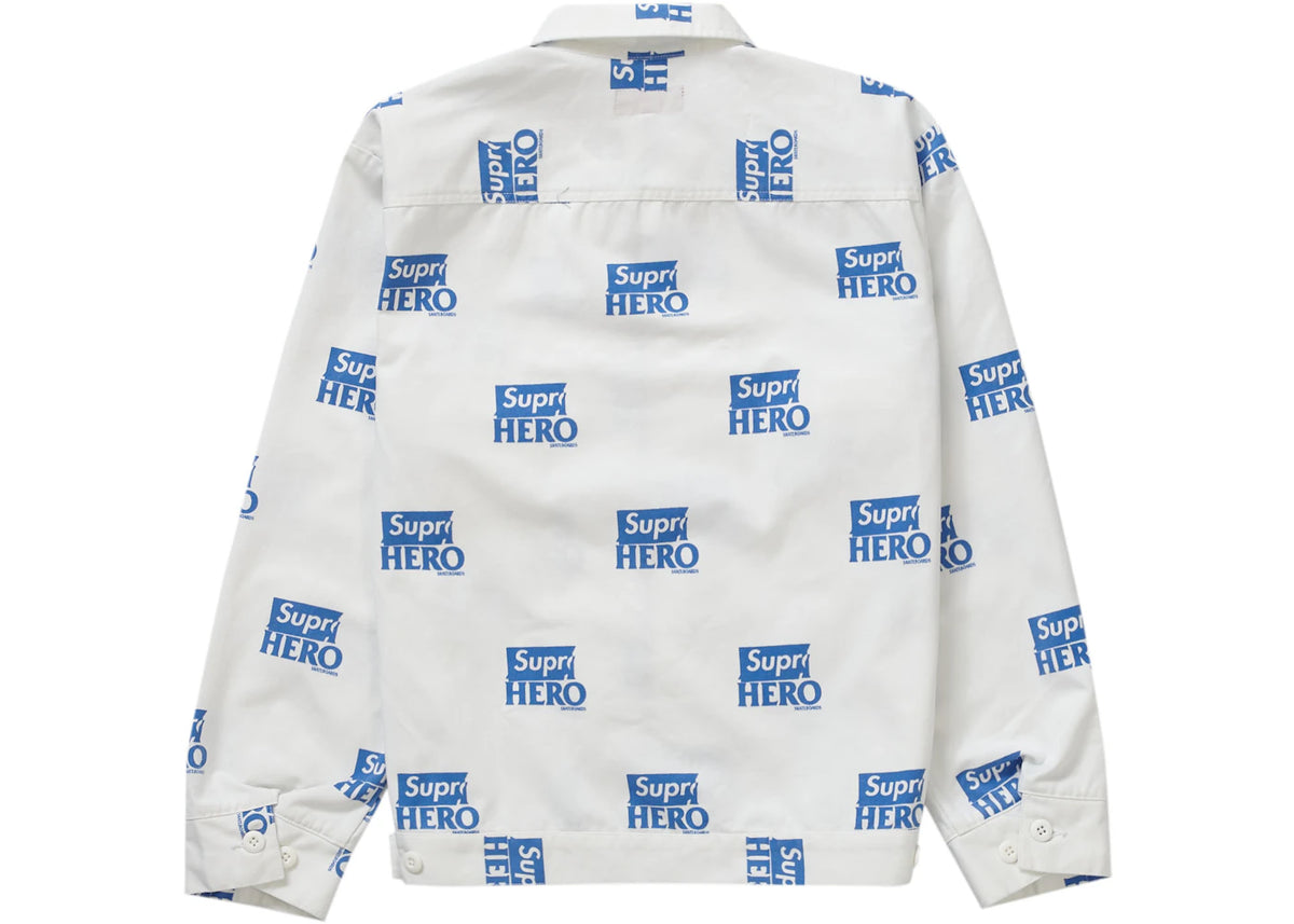 Supreme ANTIHERO Work Jacket White - vue secondaire B
