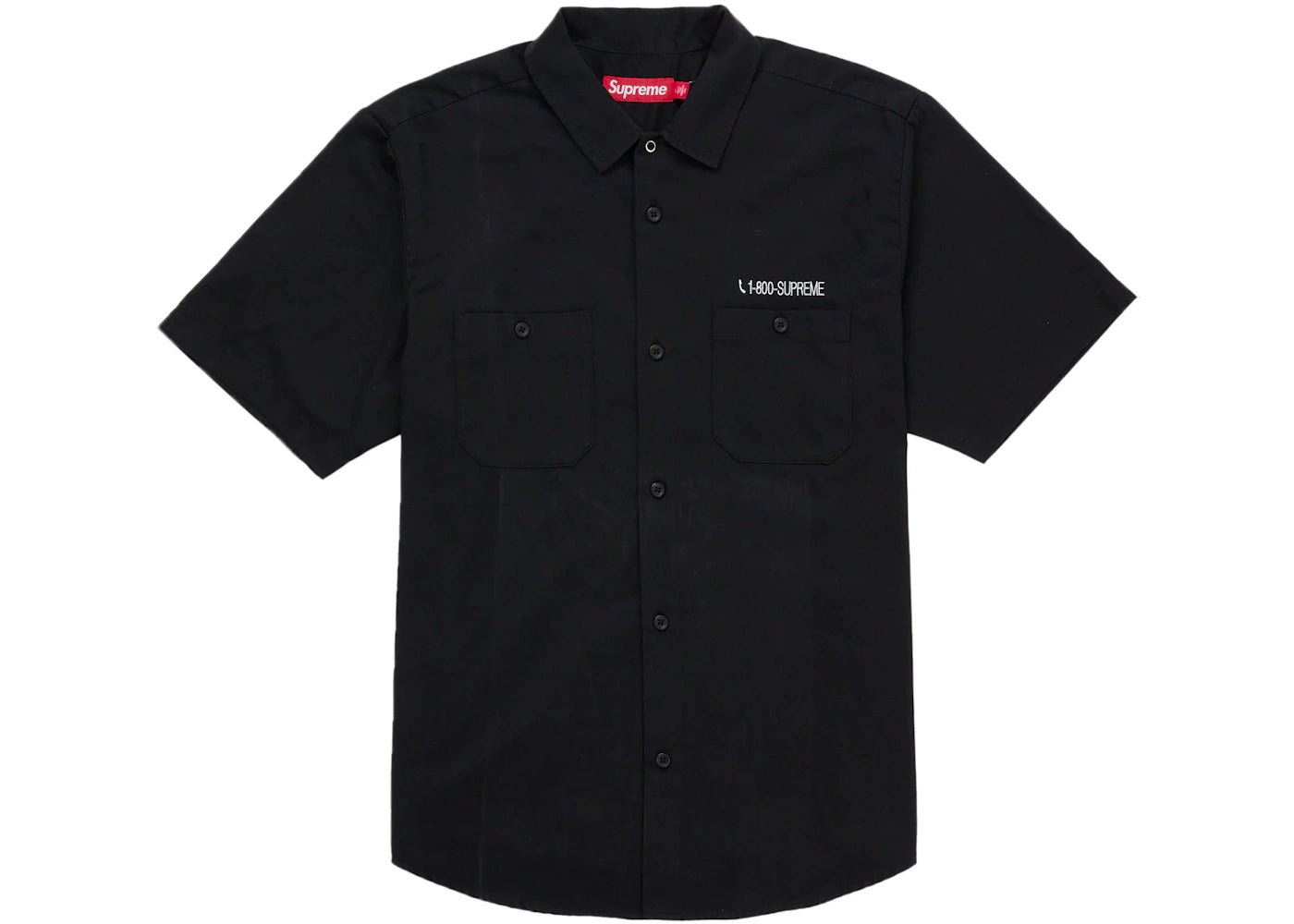 Supreme AOI Cyborg S/S Work Shirt Black - vue secondaire A