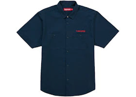 Supreme AOI Cyborg S/S Work Shirt Blue