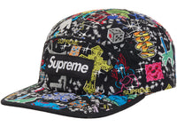 Supreme AOI bestickte Camp-Cap Schwarz