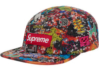 Supreme AOI bestickte Camp-Cap Rot