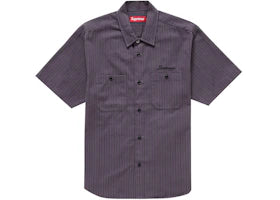 Supreme AOI Eyes S/S Work Shirt Stripe