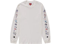 Supreme AOI Icons L/S Top White