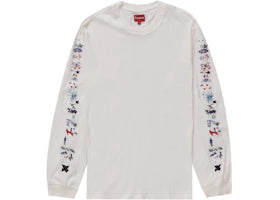 Supreme AOI Icons L/S Top White - authentic Supreme product