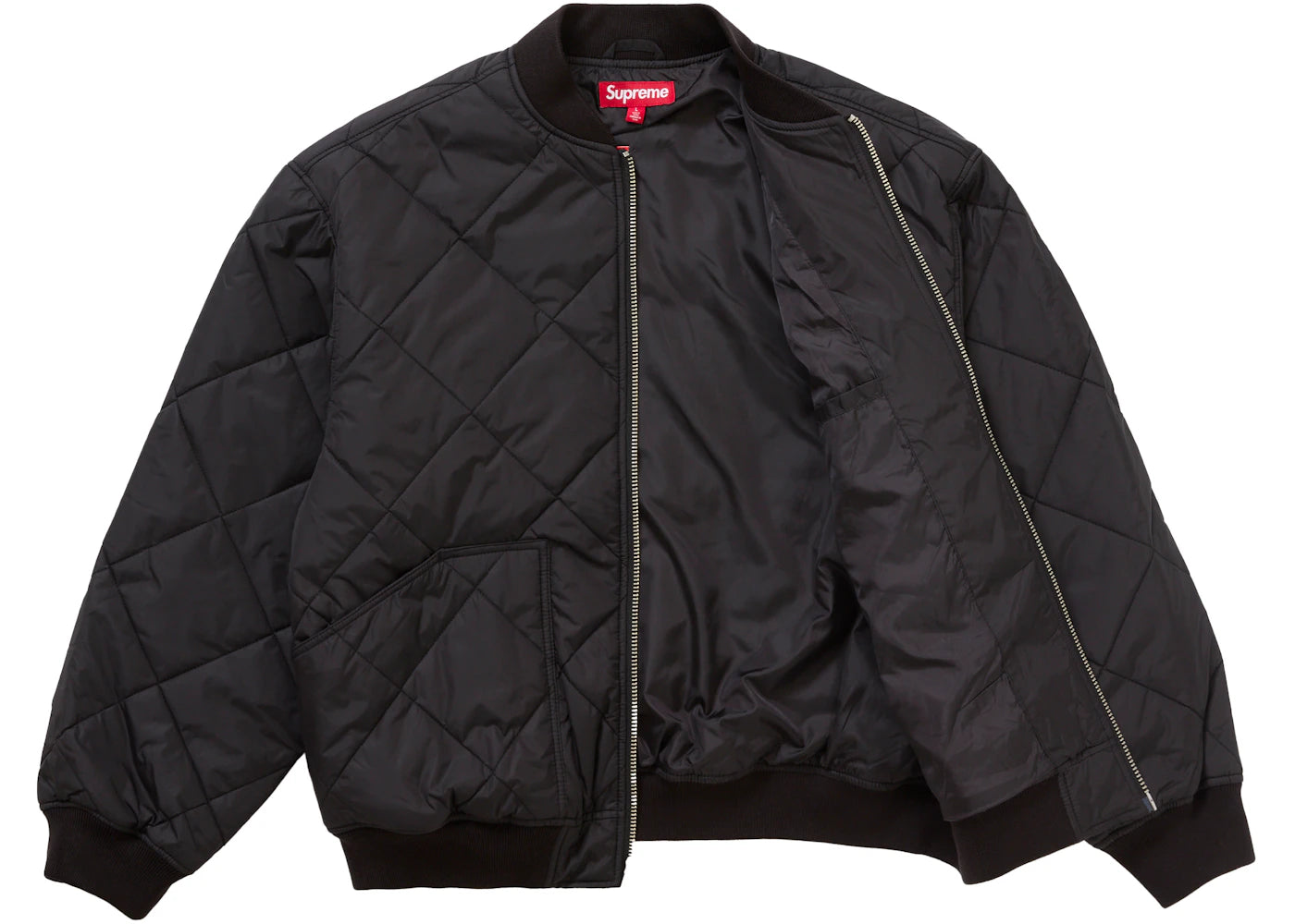 Supreme AOI Quilted Work Jacket Black
