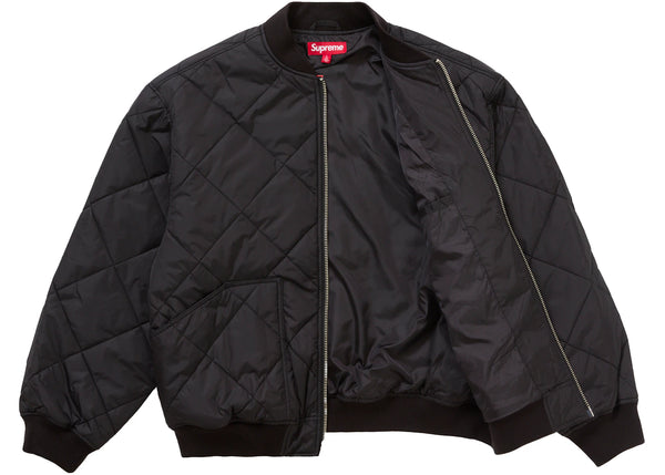 Supreme AOI Quilted Work Jacket Black