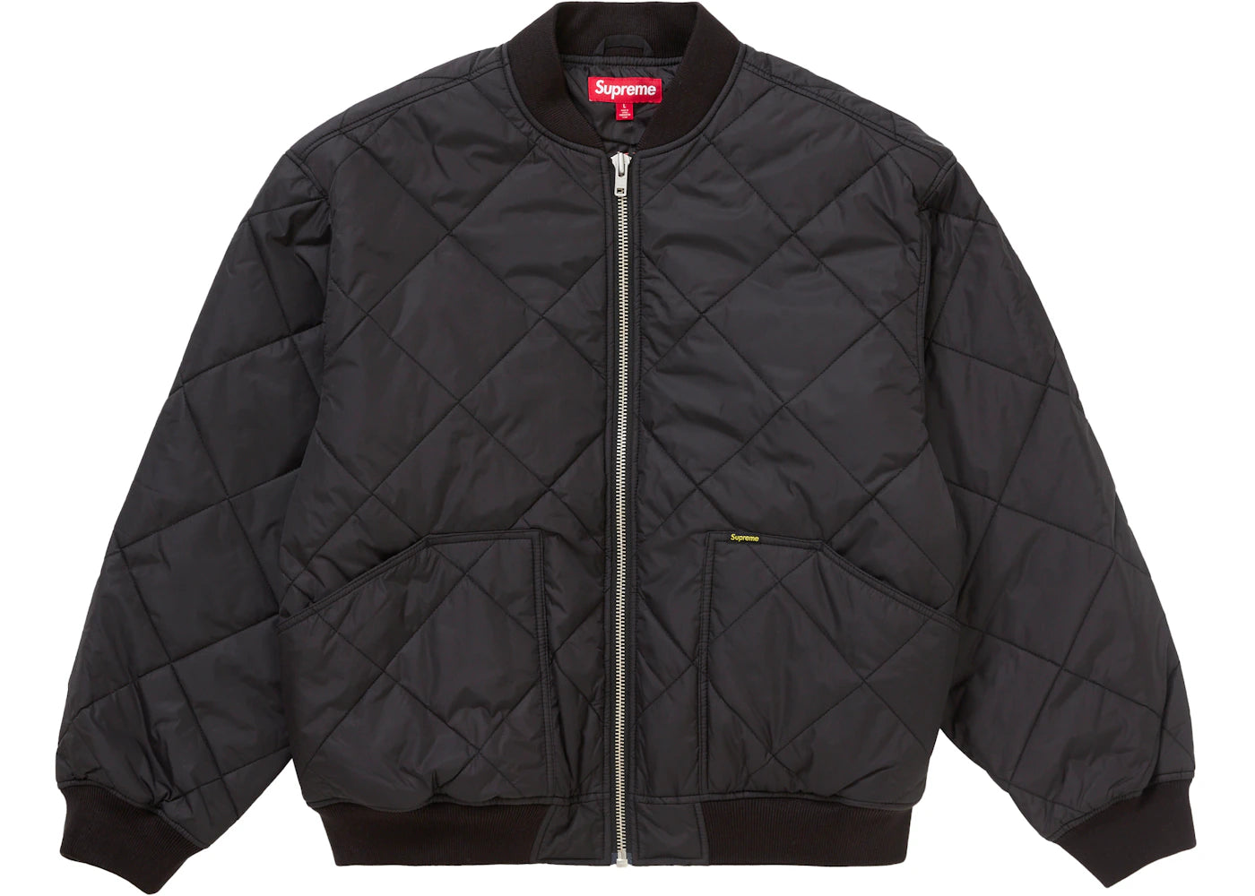 Supreme AOI Quilted Work Jacket Black