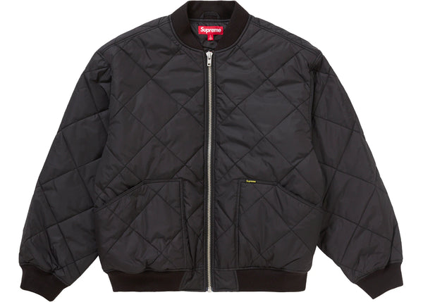 Supreme AOI Quilted Work Jacket Black