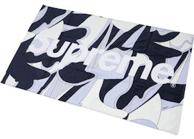 Supreme Abstract Beach Towel Black