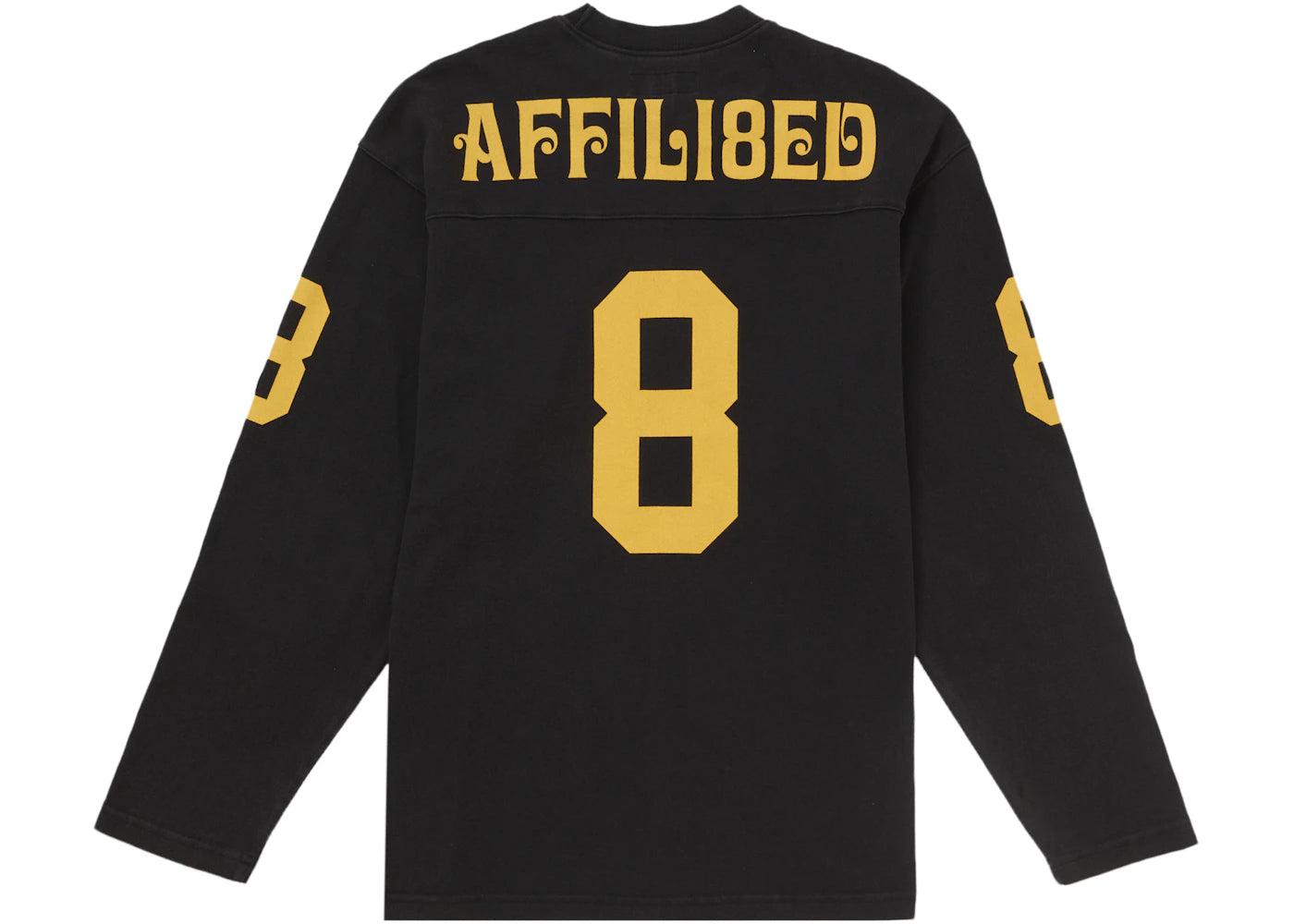 Supreme Affiliated L/S Football Top Black - vue secondaire B