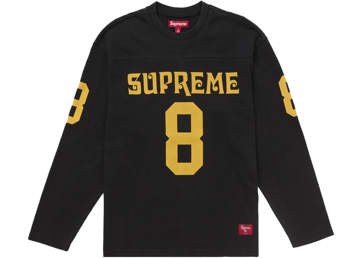 Supreme Affiliated L/S Football Top Black - vue secondaire A