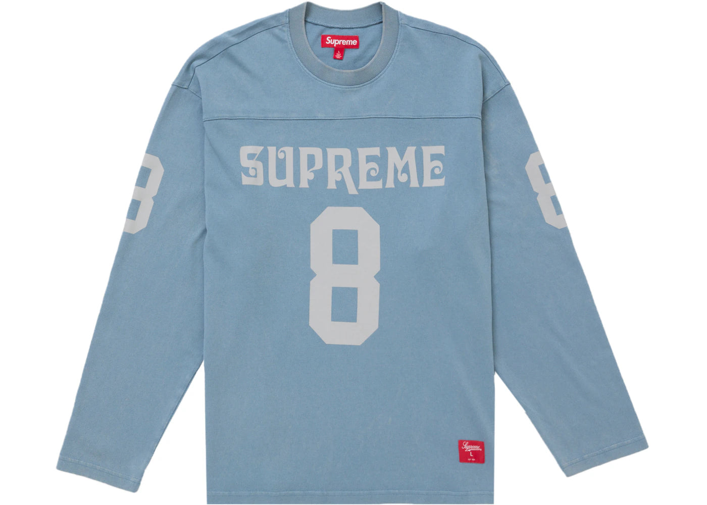 Supreme Affiliated L/S Football Top Slate - vue secondaire A