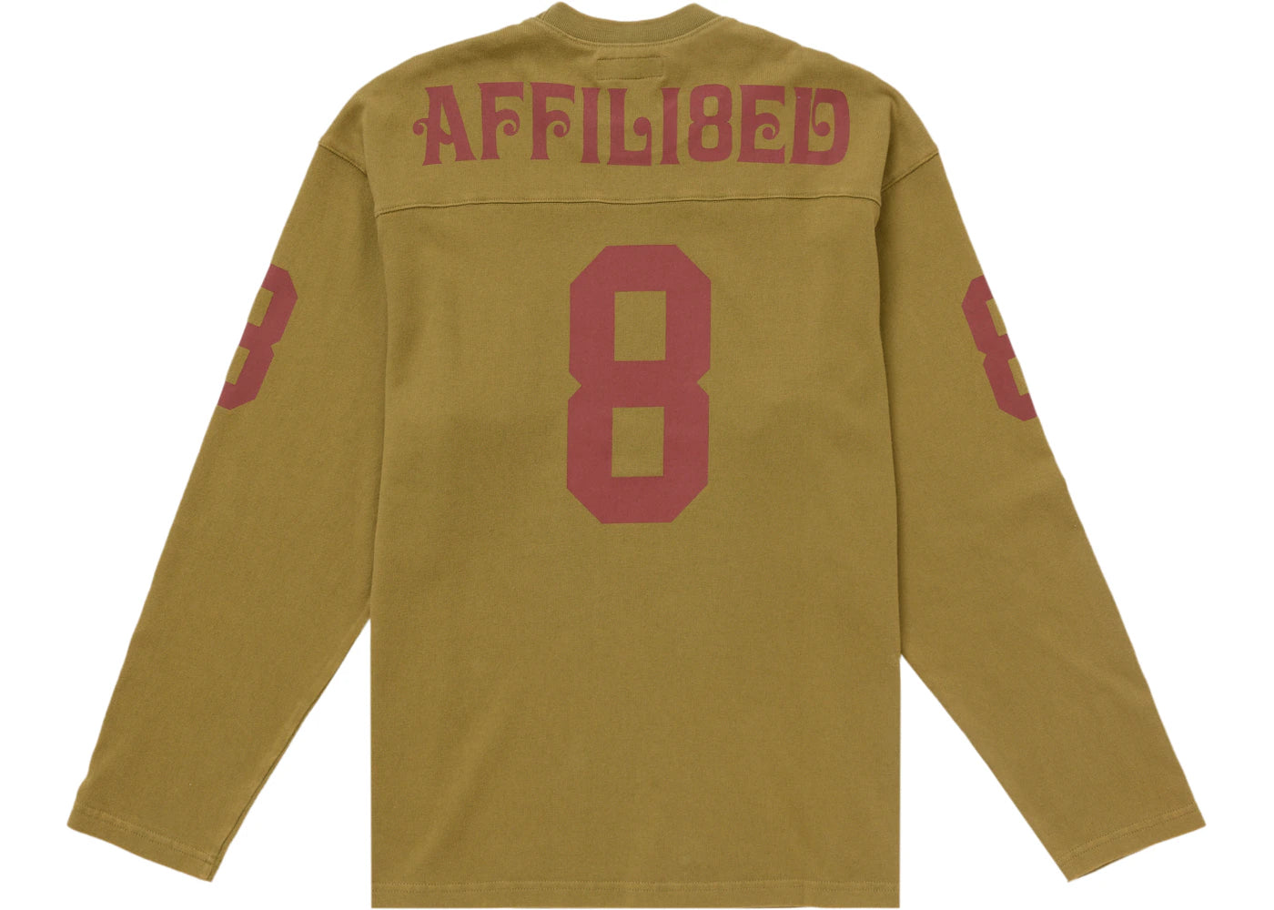 Supreme Affiliated L/S Football Top Light Olive - vue secondaire A
