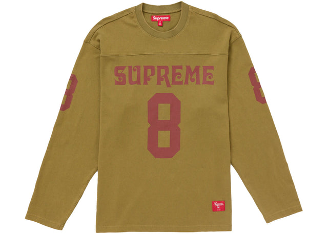 Supreme Affiliated L/S Football Top Light Olive