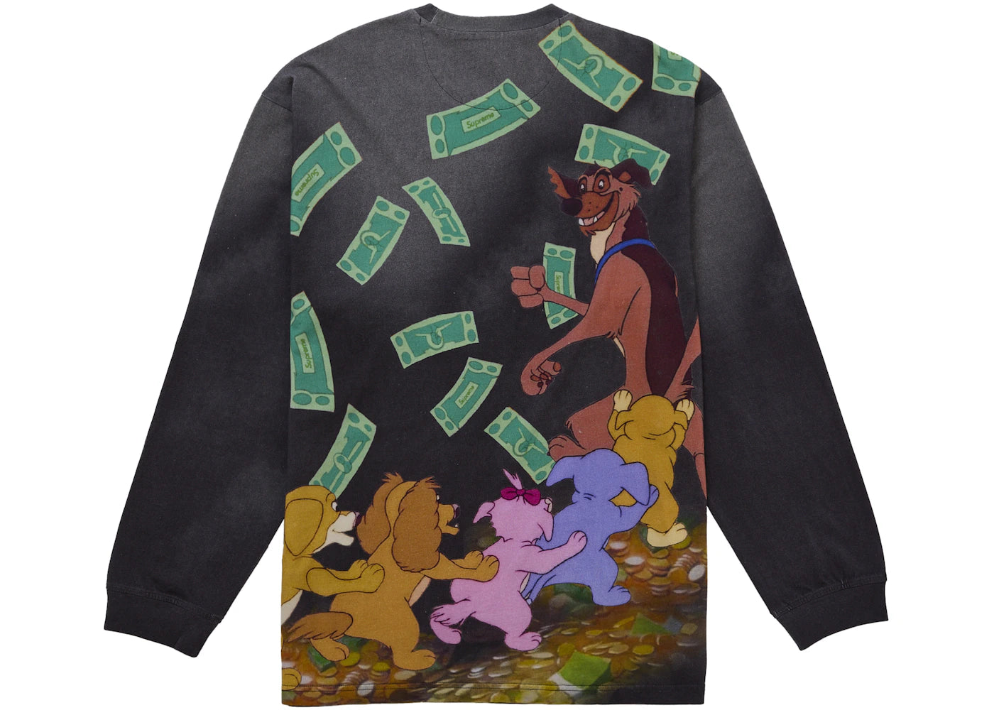 Supreme All Dogs Go To Heaven L/S Top Night - vue secondaire A