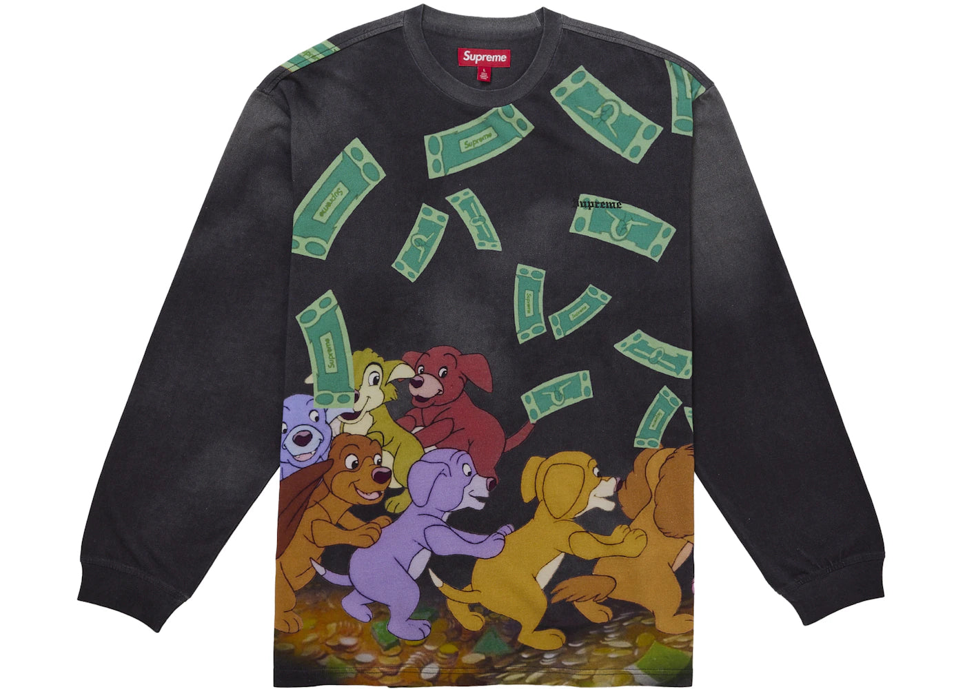 Supreme All Dogs Go To Heaven L/S Top Night - vue 360