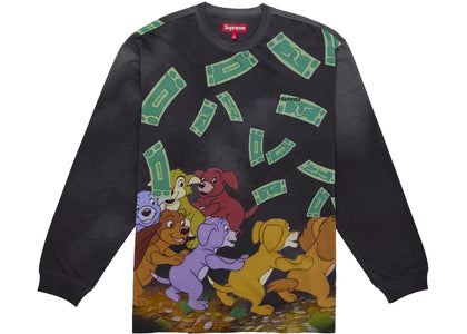 Supreme All Dogs Go To Heaven L/S Top Night - authentic Supreme product