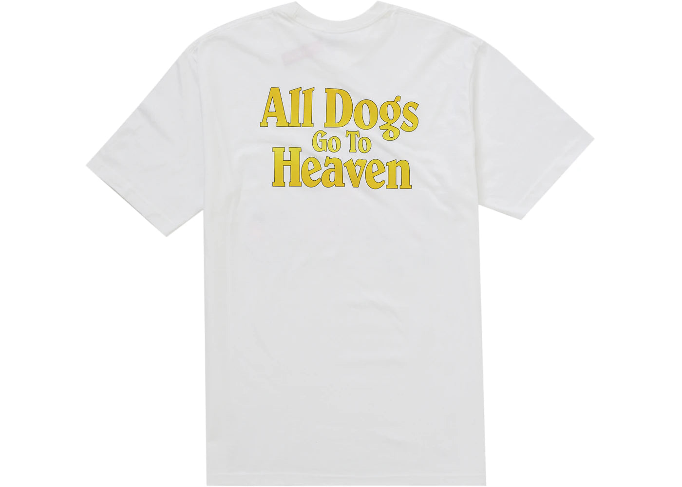 Supreme All Dogs Go To Heaven Tee White - vue secondaire A