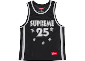 Supreme All Star Basketball Jersey (SS25) Black - vue 360
