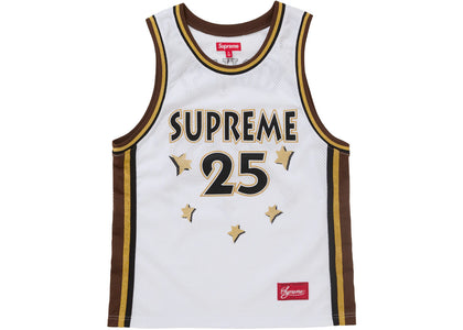 Supreme All Star Basketball Jersey (SS25) White - apparel view 2