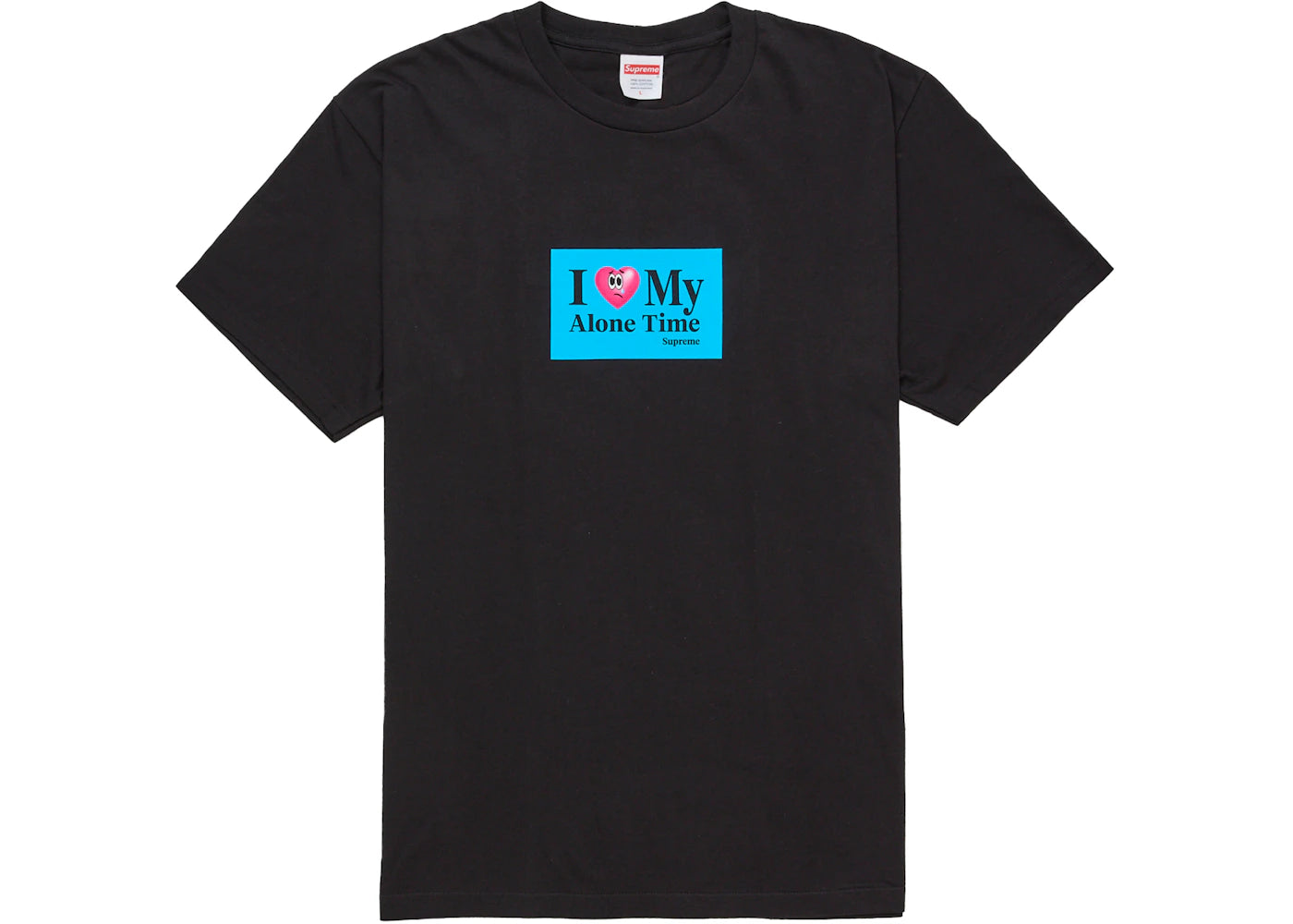 Supreme Alone Time Tee Black - vue 360