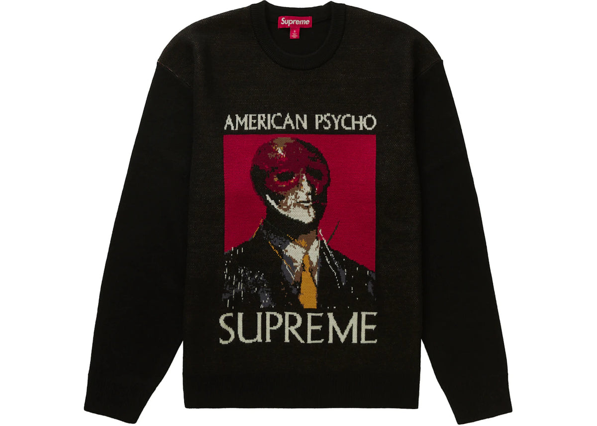 Supreme American Psycho Sweater Black - vue secondaire A
