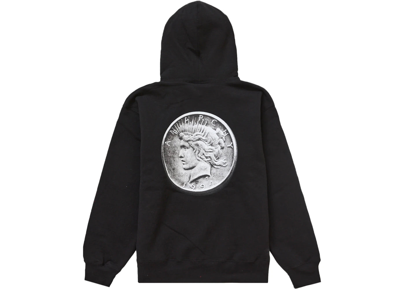 Supreme Anarchy Hooded Sweatshirt Black - vue secondaire B