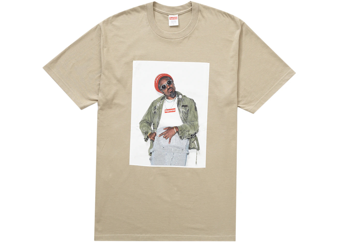 Supreme André 3000 Tee Stone - vue 360
