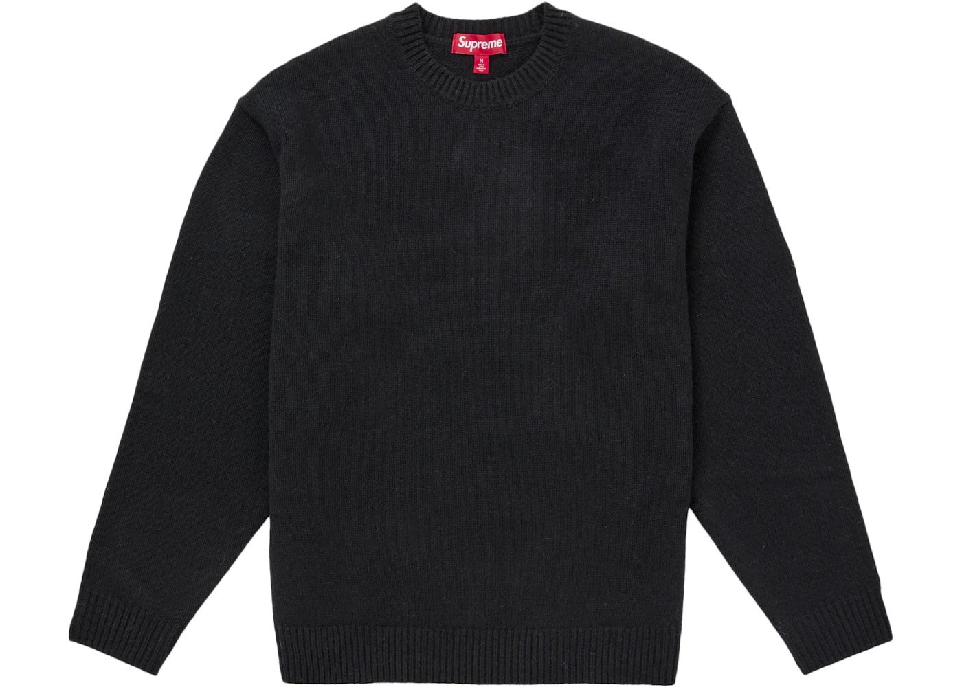 Supreme Angora Script Sweater Black - vue secondaire B