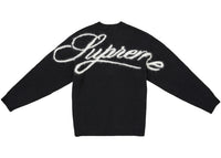 Supreme Angora Script Sweater Black