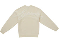 Supreme Angora Script Sweater Ivory
