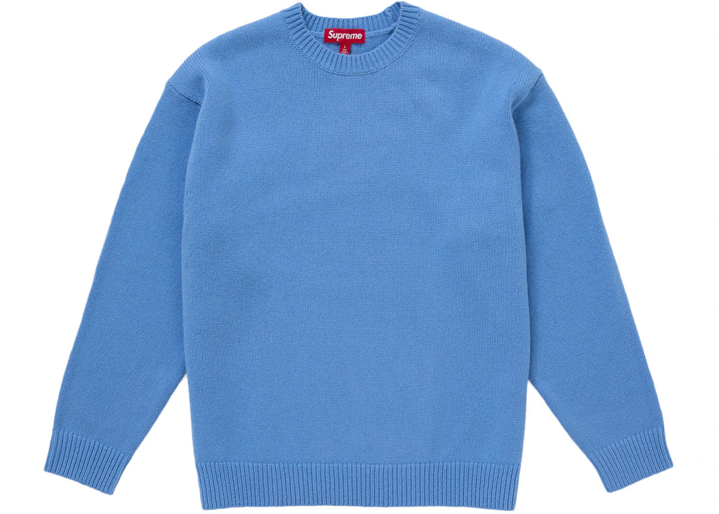 Supreme Angora Script Sweater Light Blue - vue secondaire A