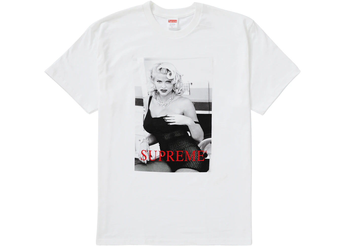 Supreme Anna Nicole Smith Tee White - vue 360