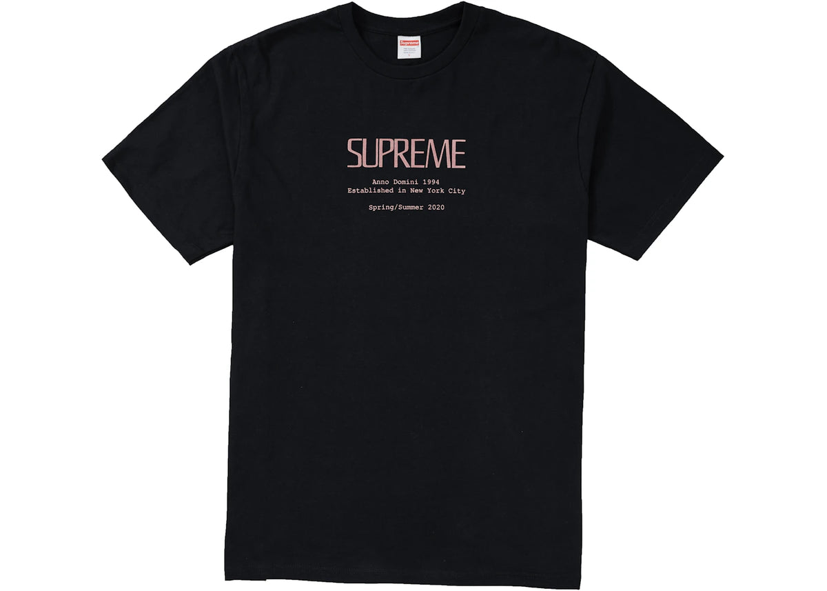 Supreme Anno Domini Tee Black - vue 360